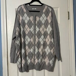 Croft & Barrow argyle sweater 3x